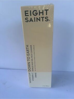 NEW Factory Sealed Eight Saints Down to Earth Mud Gel Face Cleanser 6.7 oz